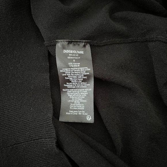 Zadig & Voltaire Milia VE Sleeveless Knit Top - Picture 7 of 8